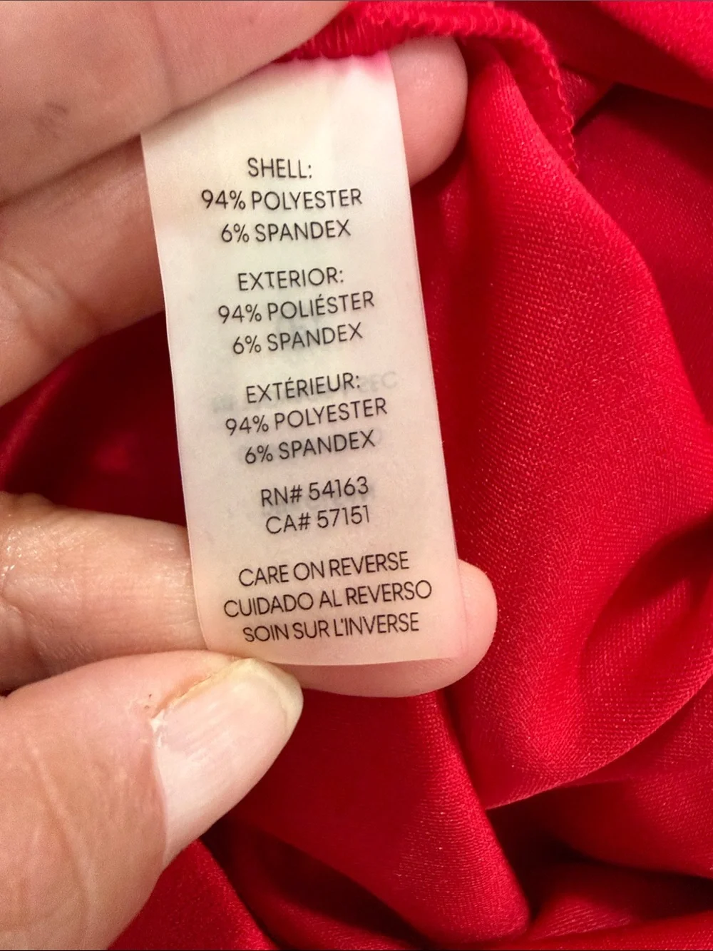 Calvin Klein Women’s Sz 8 Red Sleeveless Sheath Dress